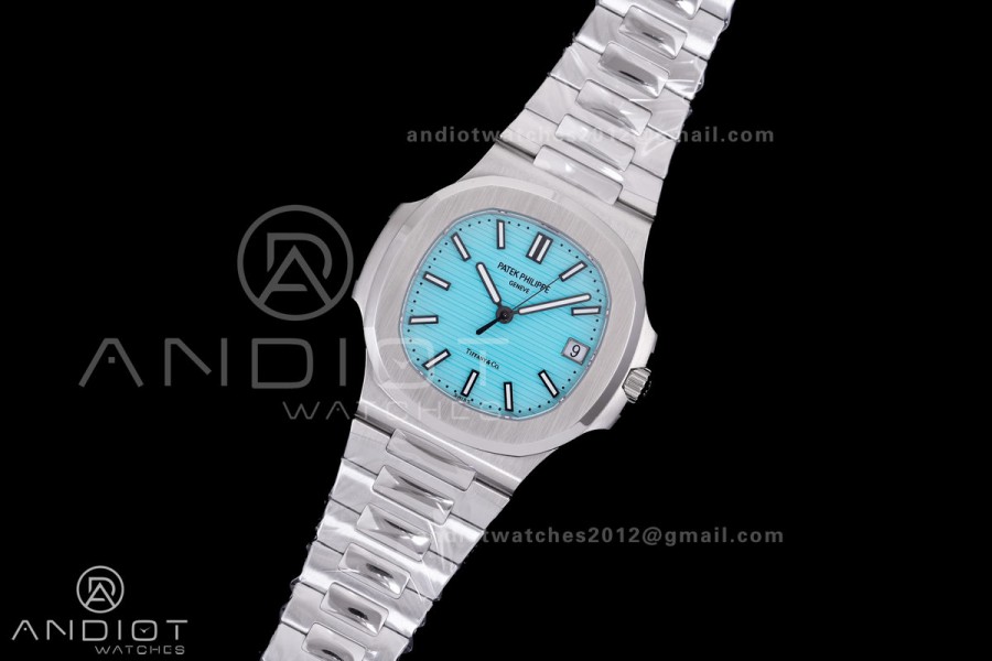Nautilus 5711 DDF 1:1 Best Edition Tiffany Blue Dial on SS Bracelet DD324 Super Clone