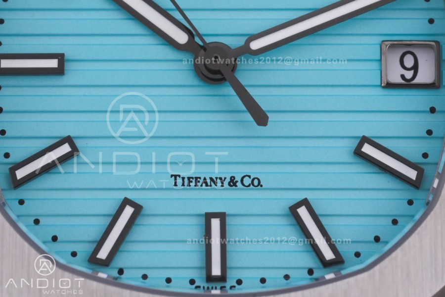 Nautilus 5711 DDF 1:1 Best Edition Tiffany Blue Dial on SS Bracelet DD324 Super Clone
