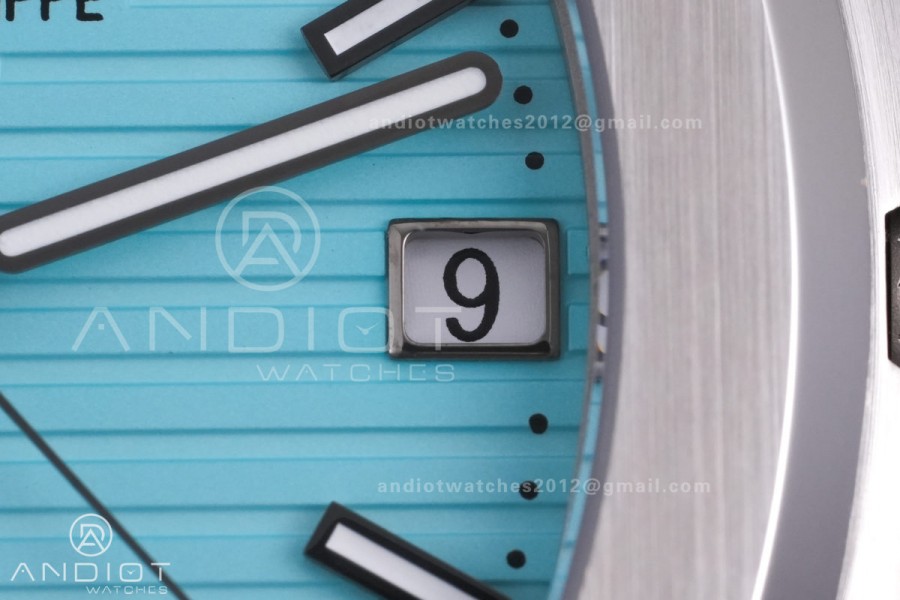 Nautilus 5711 DDF 1:1 Best Edition Tiffany Blue Dial on SS Bracelet DD324 Super Clone