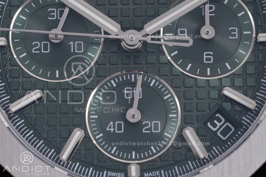 Royal Oak Chrono 26240 SS DDF 1:1 Best Edition Green Dial on SS Bracelet DD4401 Super Clone