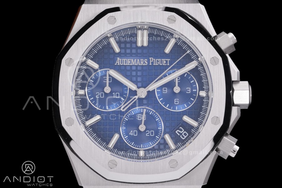 Royal Oak Chrono 26240 SS DDF 1:1 Best Edition Blue Dial on SS Bracelet DD4401 Super Clone