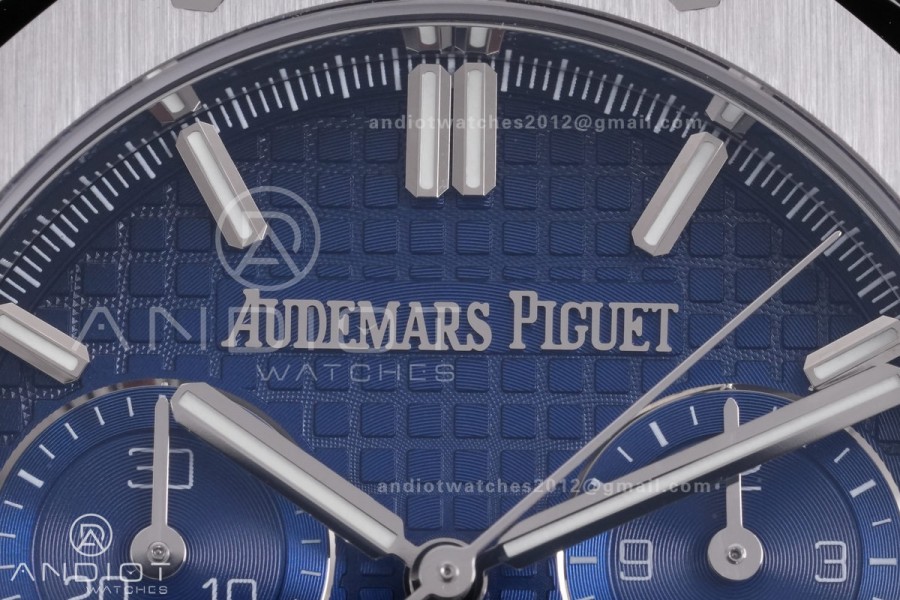 Royal Oak Chrono 26240 SS DDF 1:1 Best Edition Blue Dial on SS Bracelet DD4401 Super Clone
