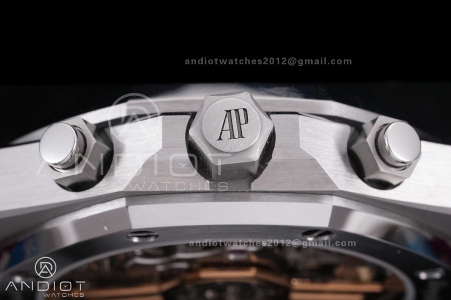 Royal Oak Chrono 26240 SS DDF 1:1 Best Edition Black Dial on SS Bracelet DD4401 Super Clone