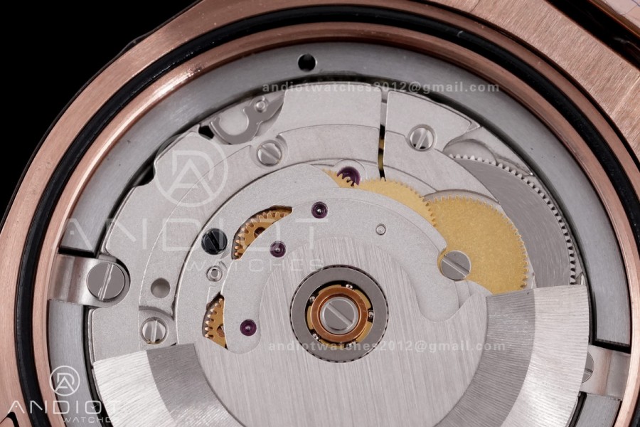 Day Date 128235 Gain Weight RG QF 1:1 Best Edition RG Dial T Diamond Marker On RG President Bracelet A2836