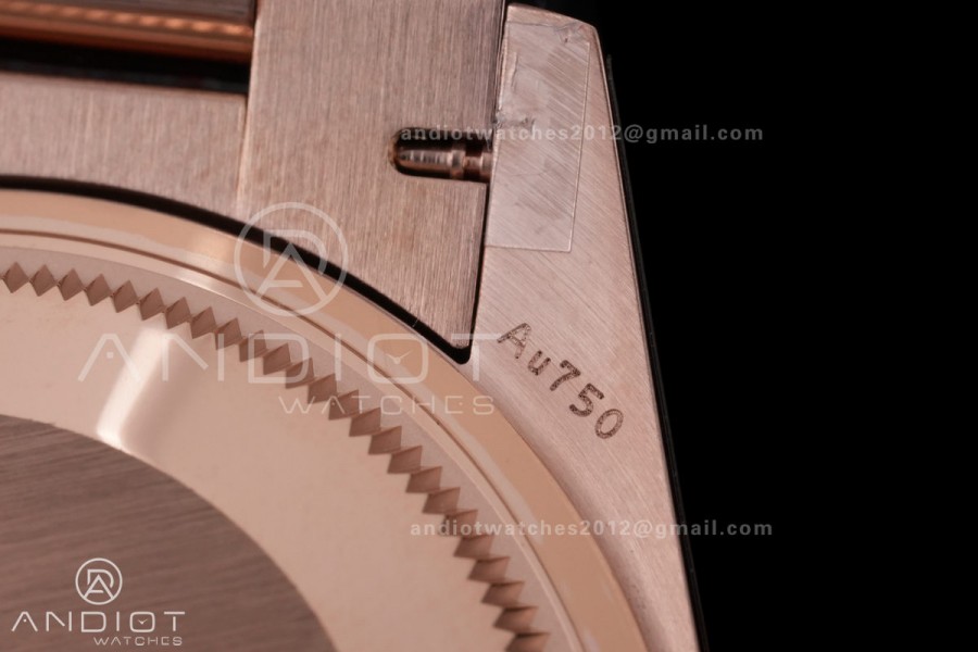 Day Date 128235 Gain Weight RG QF 1:1 Best Edition RG Dial T Diamond Marker On RG President Bracelet A2836