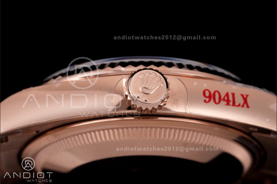 Day Date 128235 Gain Weight RG QF 1:1 Best Edition RG Dial T Diamond Marker On RG President Bracelet A2836