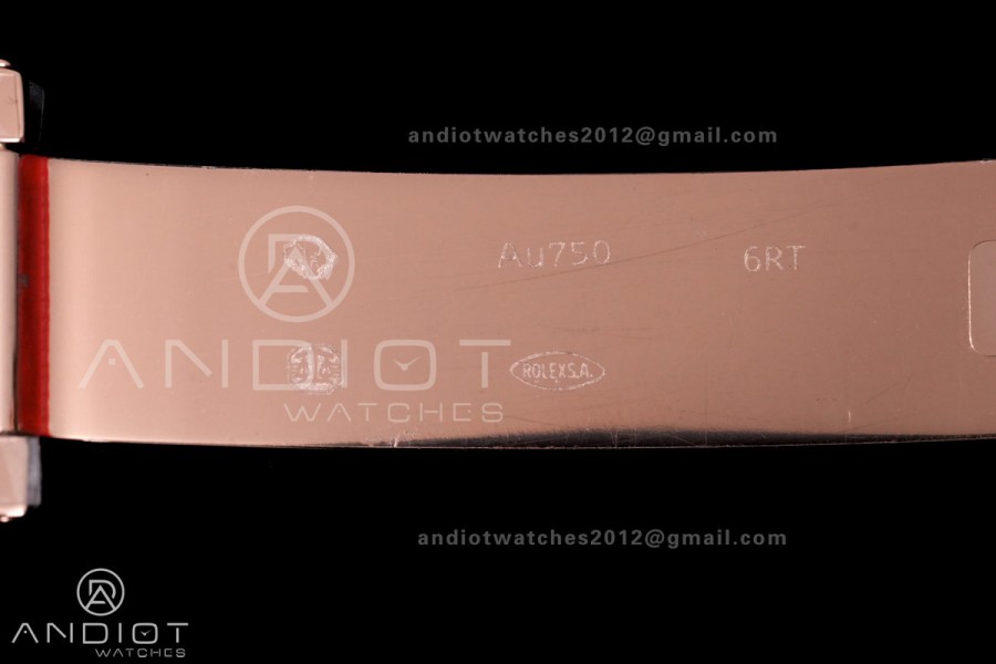 Day Date 128235 Gain Weight RG QF 1:1 Best Edition RG Dial T Diamond Marker On RG President Bracelet A2836