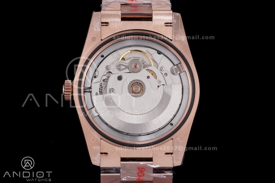 Day Date 128235 Gain Weight RG QF 1:1 Best Edition RG Dial T Diamond Marker On RG President Bracelet A2836