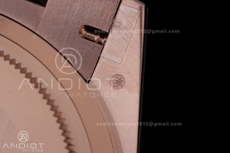Day Date 40 RG 228235 QF 1:1 Best Edition Eisenkiesel Dial on President Bracelet A2836 (Gain Weight)
