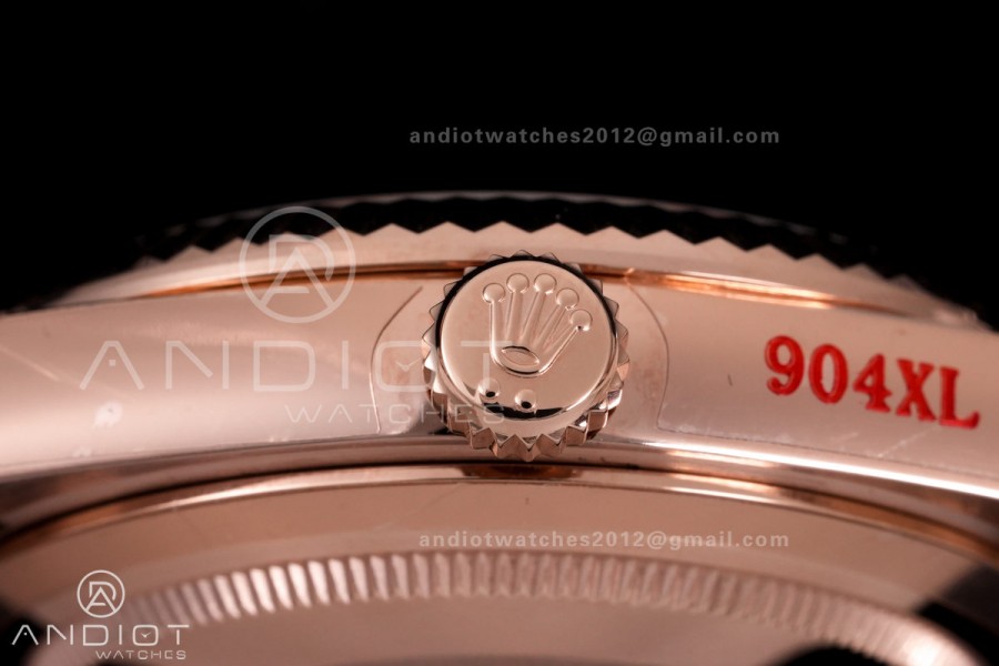 Day Date 40 RG 228235 QF 1:1 Best Edition Eisenkiesel Dial on President Bracelet A2836 (Gain Weight)