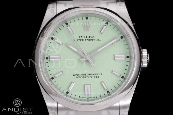 Oyster Perpetual 36mm 126000 904L VSF 1:1 Best Edition 2025 Pistachio Dial on 904L SS Bracelet VS3230