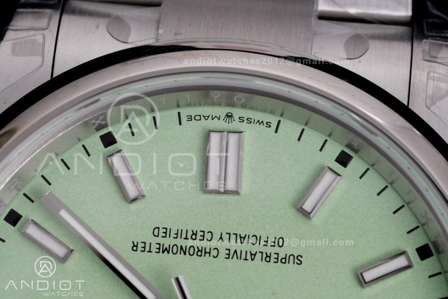 Oyster Perpetual 36mm 126000 904L VSF 1:1 Best Edition 2025 Pistachio Dial on 904L SS Bracelet VS3230