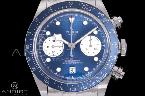 Black Bay Chrono SS ZF 1:1 Best Edition Blue/White...
