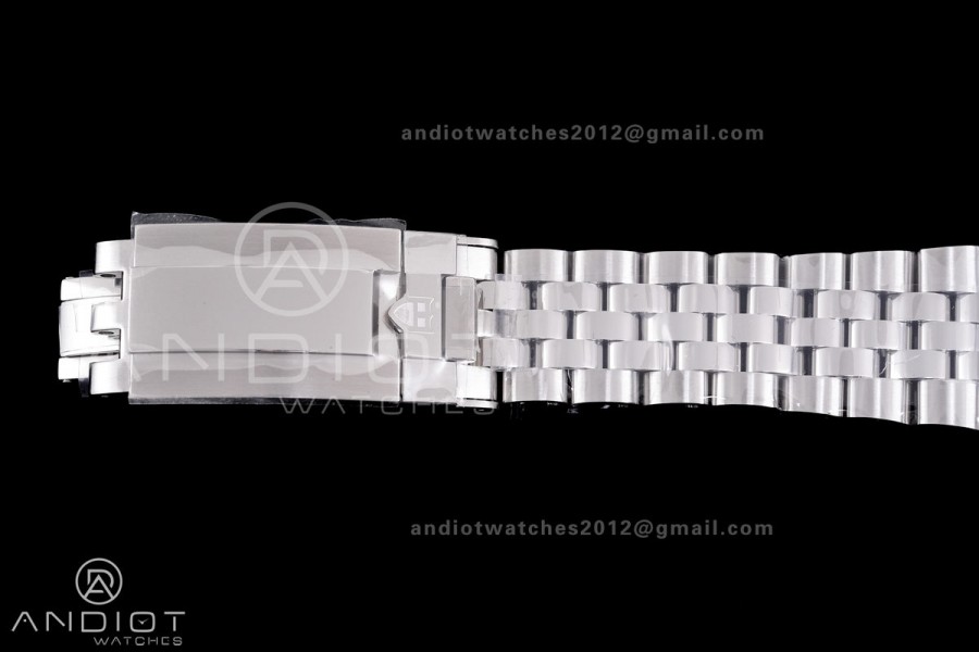 Black Bay Chrono SS ZF 1:1 Best Edition Black/White Dial on SS Bracelet A7750