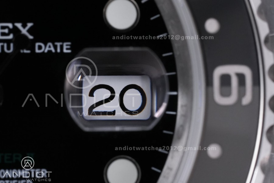 GMT-Master II 126710 GRNR Black/Gray V3 904L SS QF 1:1 Bruce Wayne Best Edition Black Dial On Oyster Bracelet DD3285