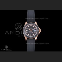 Yacht-Master 116655 VSF 1:1 Best Edition Black Ceramic Bezel on Oysterflex Rubber Strap VS3135