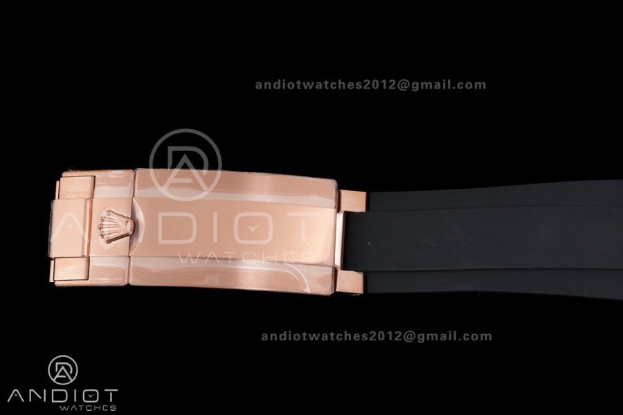 Yacht-Master 116655 VSF 1:1 Best Edition Black Ceramic Bezel on Oysterflex Rubber Strap VS3135