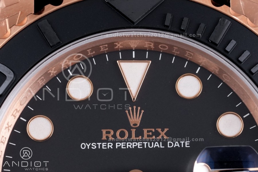 Yacht-Master 126655 VSF 1:1 Best Edition Black Ceramic Bezel on Oysterflex Rubber Strap VS3235