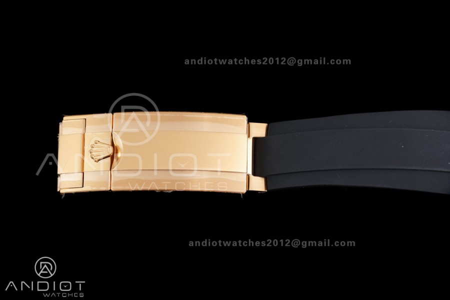 Yacht-Master 42mm 226658 VSF 1:1 Best Edition 3D Black Ceramic Bezel on Black Rubber Strap VS3235 V2 (Gain Weight)