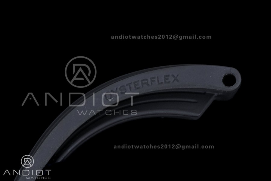 Yacht-Master 42mm 226658 VSF 1:1 Best Edition 3D Black Ceramic Bezel on Black Rubber Strap VS3235 V2 (Gain Weight)