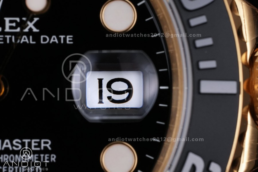 Yacht-Master 42mm 226658 VSF 1:1 Best Edition 3D Black Ceramic Bezel on Black Rubber Strap VS3235 V2 (Gain Weight)