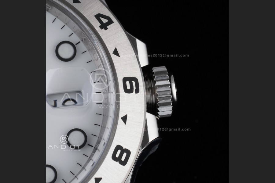 Explorer II 42mm 226570 904L SS ARF 1:1 Best Edition White Dial on Bracelet SH3285 CHS