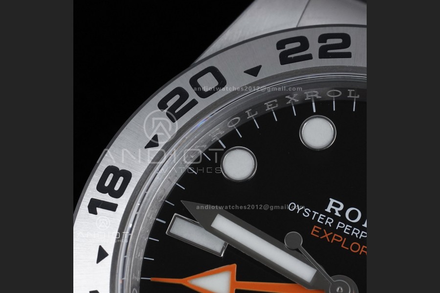 Explorer II 42mm 226570 904L SS ARF 1:1 Best Edition Black Dial on Bracelet SH3285 CHS