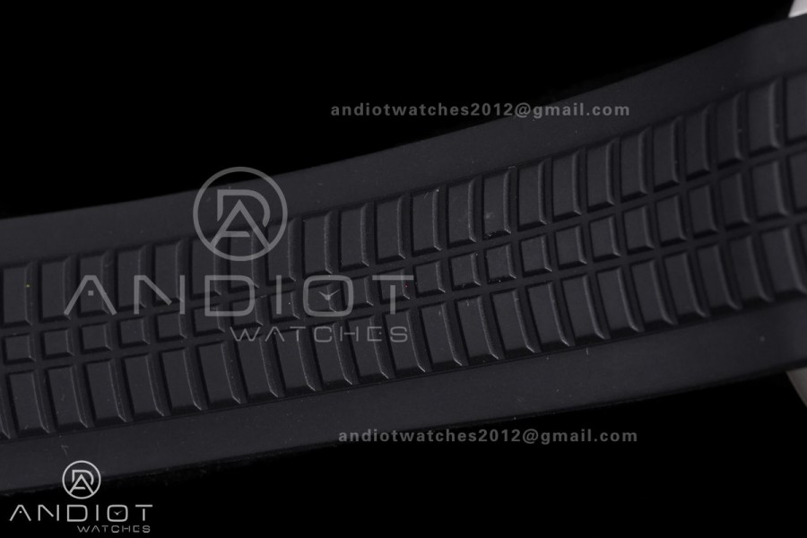 Aquanaut 5167 SS BBF 1:1 Best Edition Gray Dial on Black Rubber Strap DD324 Super Clone