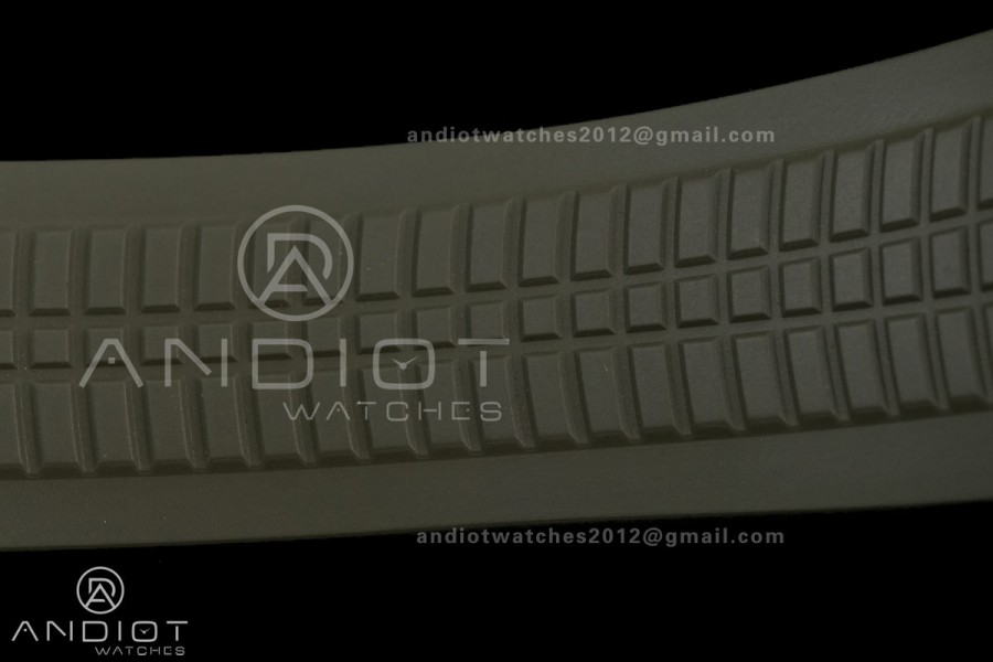 Aquanaut 5168 SS BBF 1:1 Best Edition Green Dial on Green Rubber Strap DD324 Super Clone