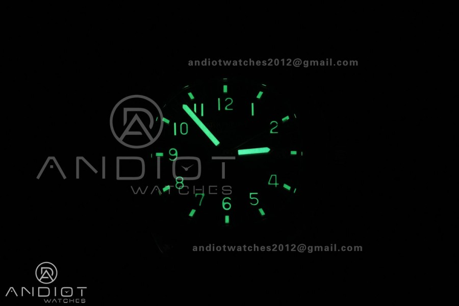 Aquanaut 5168 SS BBF 1:1 Best Edition Green Dial on Green Rubber Strap DD324 Super Clone
