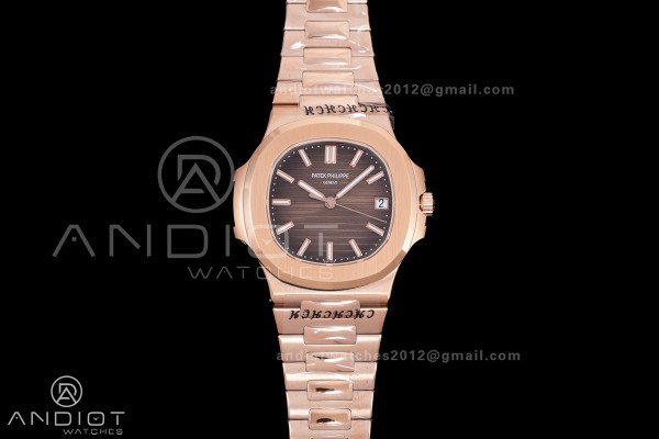  Nautilus 5711/1R RG BBF 1:1 Best Edition Brown Te...