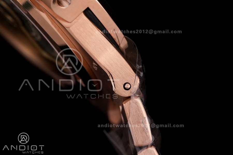  Nautilus 5711/1R RG BBF 1:1 Best Edition Brown Textured Dial on RG Bracelet  DD324 Super Clone