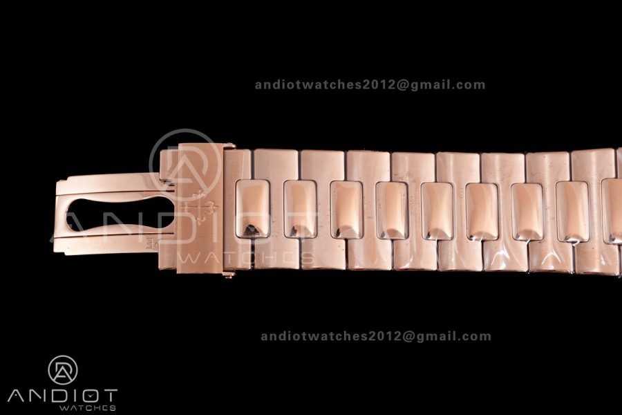  Nautilus 5711/1R RG BBF 1:1 Best Edition Brown Textured Dial on RG Bracelet  DD324 Super Clone