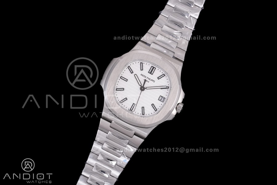 Nautilus 5711 BBF 1:1 Best Edition White Dial on SS Bracelet DD324 Super Clone