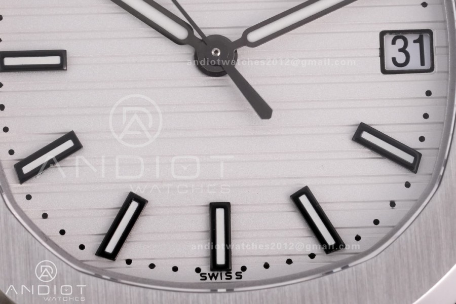 Nautilus 5711 BBF 1:1 Best Edition White Dial on SS Bracelet DD324 Super Clone