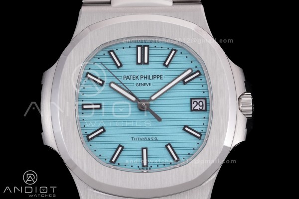 Nautilus 5711 BBF 1:1 Best Edition Tiffany Blue Di...