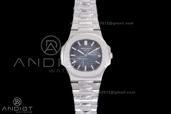 Nautilus 5711 BBF 1:1 Best Edition Blue Textured D...