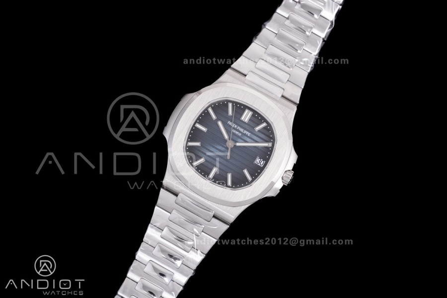 Nautilus 5711 BBF 1:1 Best Edition Blue Textured Dial on SS Bracelet DD324 Super Clone