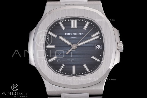 Nautilus 5711 BBF 1:1 Best Edition Blue Textured D...