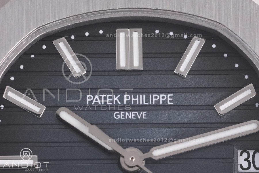 Nautilus 5711 BBF 1:1 Best Edition Blue Textured Dial on SS Bracelet DD324 Super Clone