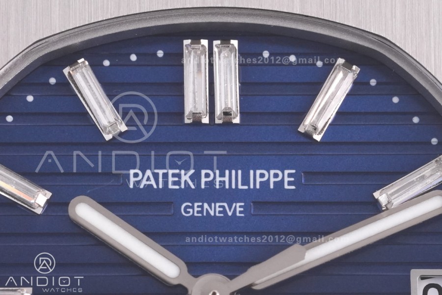  Nautilus 5711 BBF 1:1 Best Edition 40th Anniversary Blue Dial on SS Bracelet DD324 Super Clone