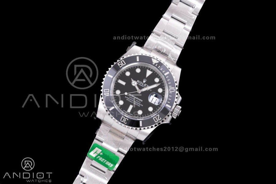 Submariner 116610 LN Black Ceramic C+F 904L 1:1 Best Edition On SS Bracelet VR3135