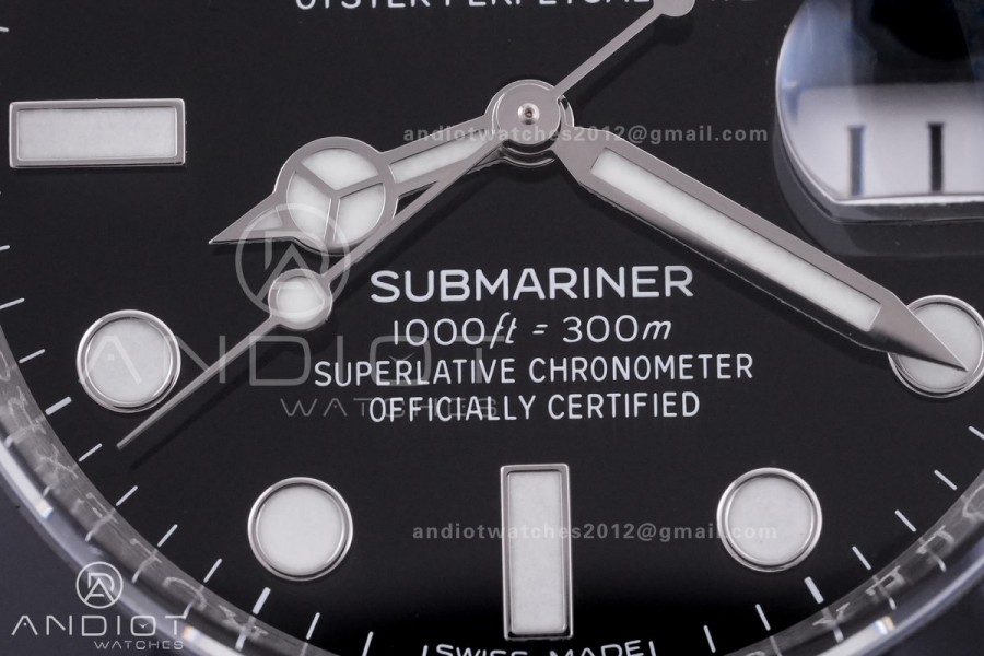 Submariner 116610 LN Black Ceramic C+F 904L 1:1 Best Edition On SS Bracelet VR3135