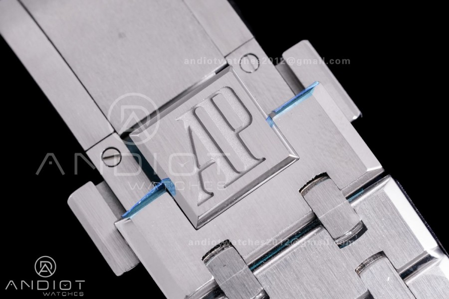 Royal Oak 41mm 15510 SS TOPF 1:1 Best Edition Silver Dial on SS Bracelet DD4302 Super Clone