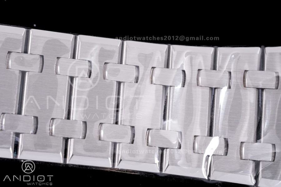 Royal Oak 41mm 15510 SS TOPF 1:1 Best Edition Silver Dial on SS Bracelet DD4302 Super Clone