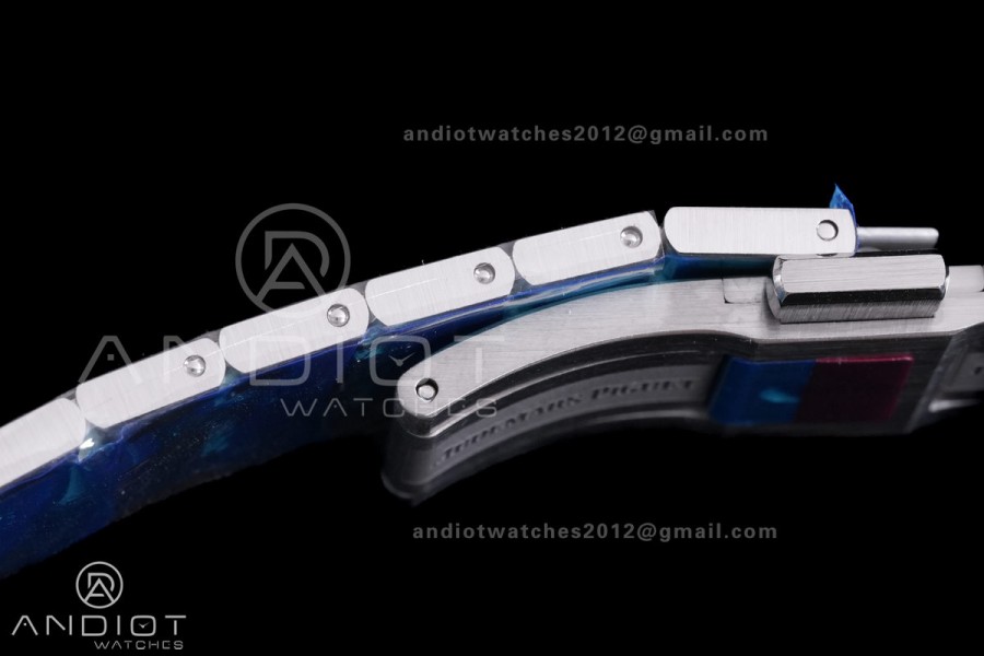 Royal Oak 41mm 15510 SS TOPF 1:1 Best Edition Silver Dial on SS Bracelet DD4302 Super Clone