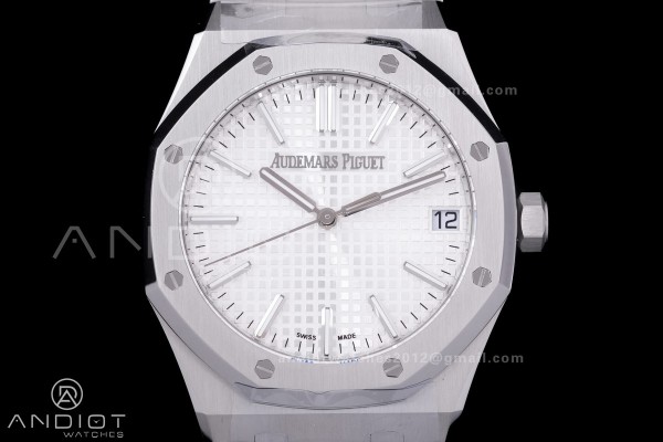 Royal Oak 41mm 15510 SS TOPF 1:1 Best Edition Silv...