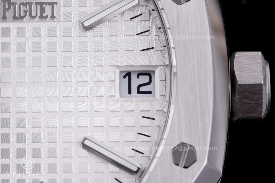 Royal Oak 41mm 15510 SS TOPF 1:1 Best Edition Silver Dial on SS Bracelet DD4302 Super Clone
