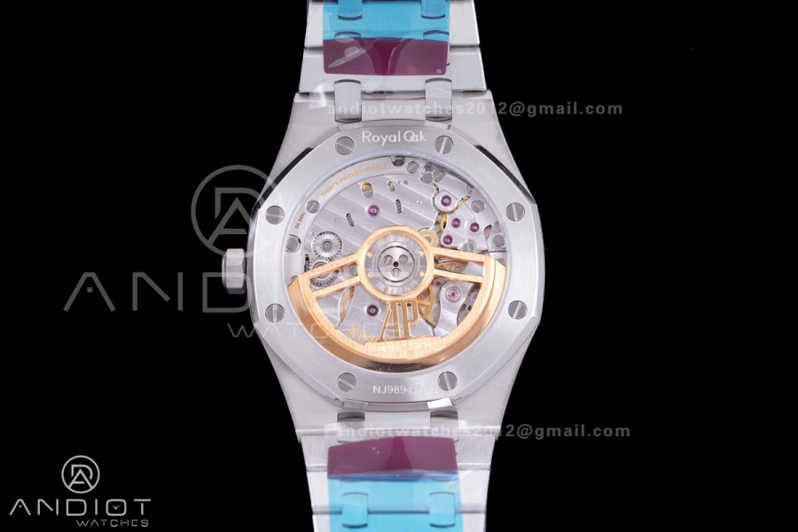 Royal Oak 41mm 15510 SS TOPF 1:1 Best Edition Silver Dial on SS Bracelet DD4302 Super Clone