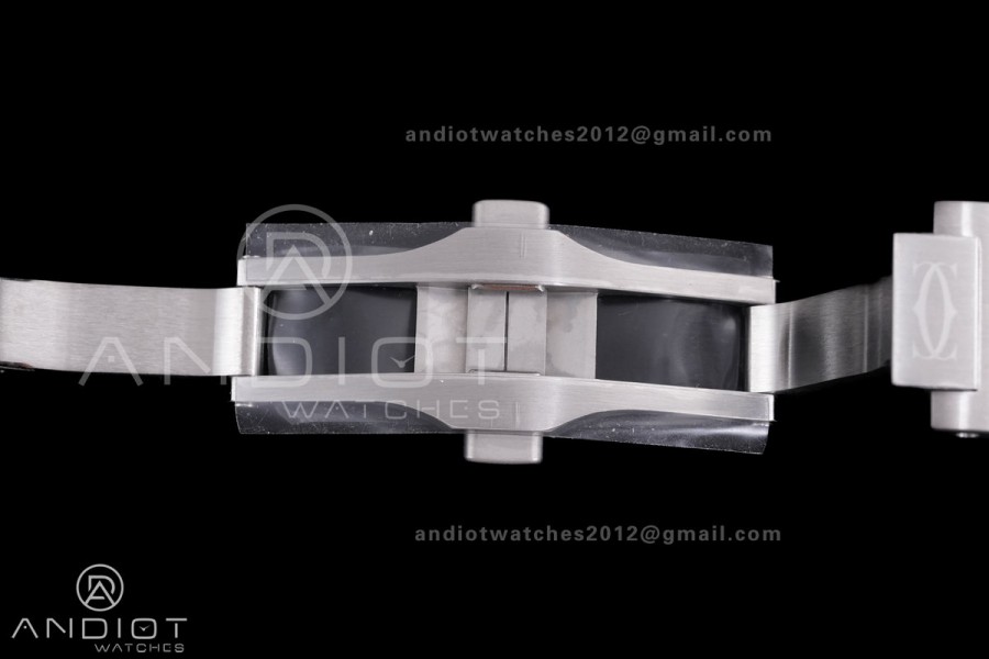 Santos de Cartier 35mm SS BVF 1:1 Best Edition Brown Dial on SS SmartLinks Bracelet MIYOTA 9039